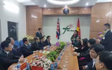 Đoàn đại biểu cấp cao Triều Tiên thăm mô hình trồng hoa lan tại Đan Phượng, Hà Nội